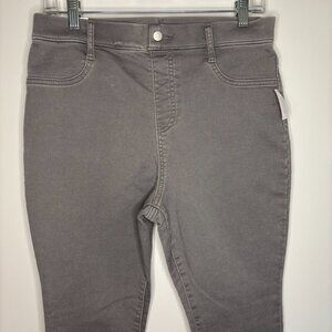 TIME and TRU NEW TT Core Jegging Womens M Gray Ankle Stretch